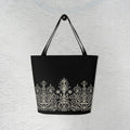 Black Cretan Mermaid | Large Tote Bag