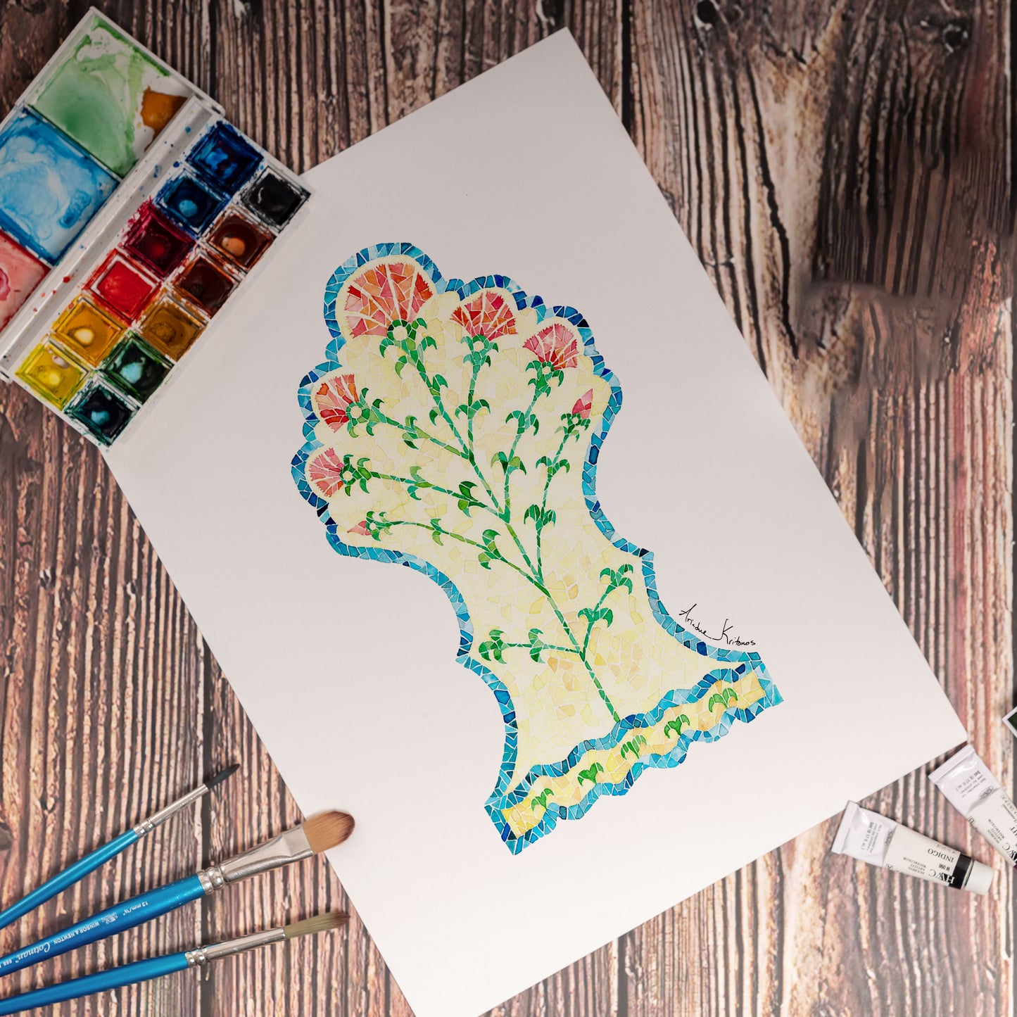 Carnation Corona | Art Print