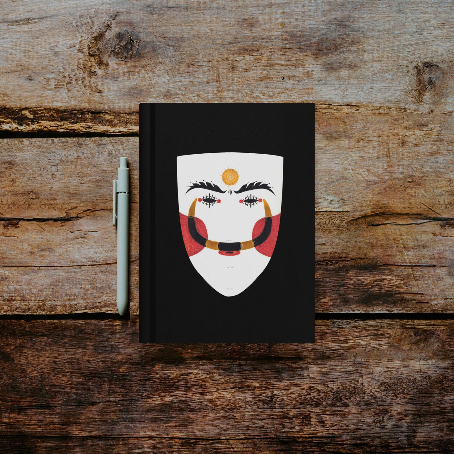 Genitsaros Folk Masks | Hardcover Journal