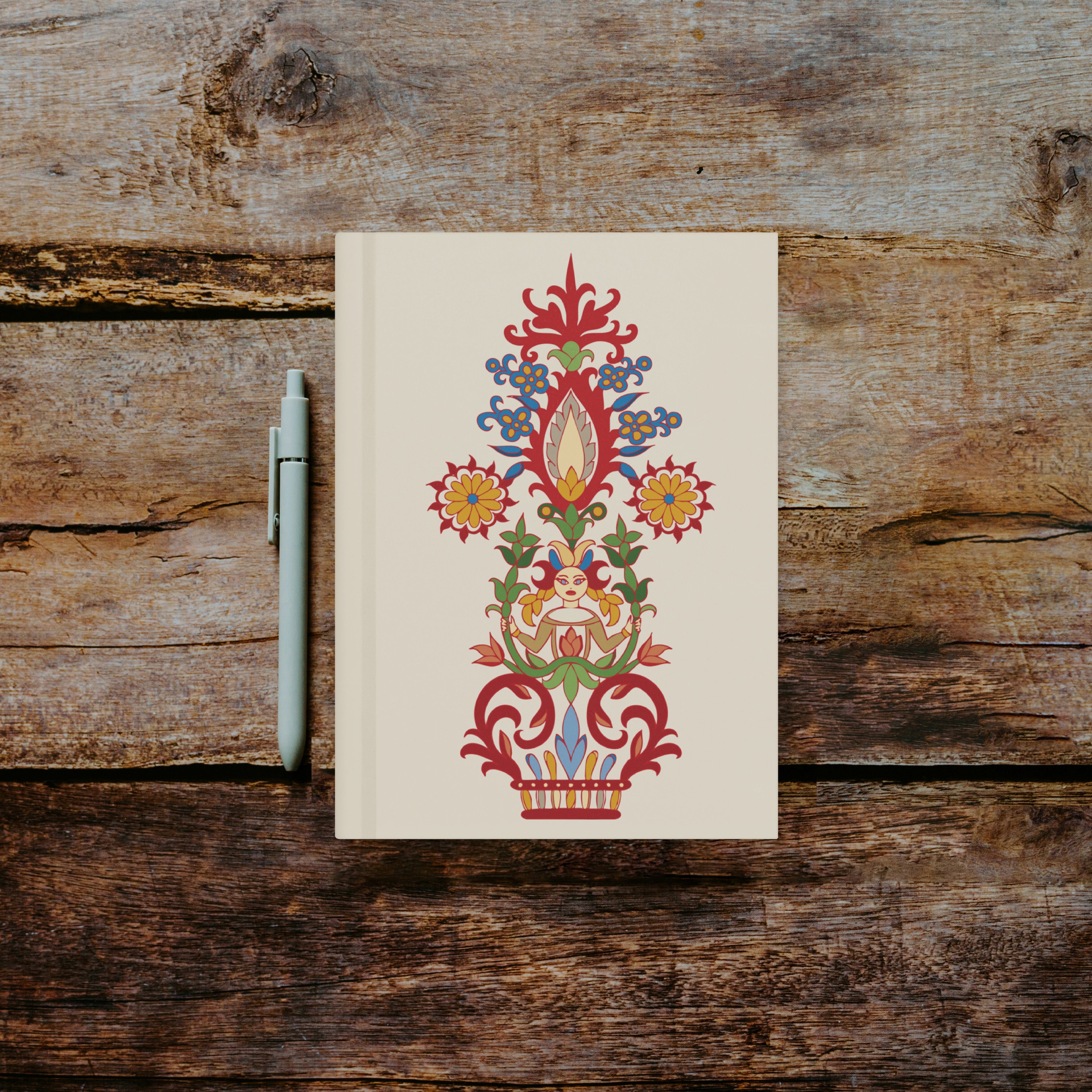 Multicolored Cretan Mermaid | Hardcover Journal