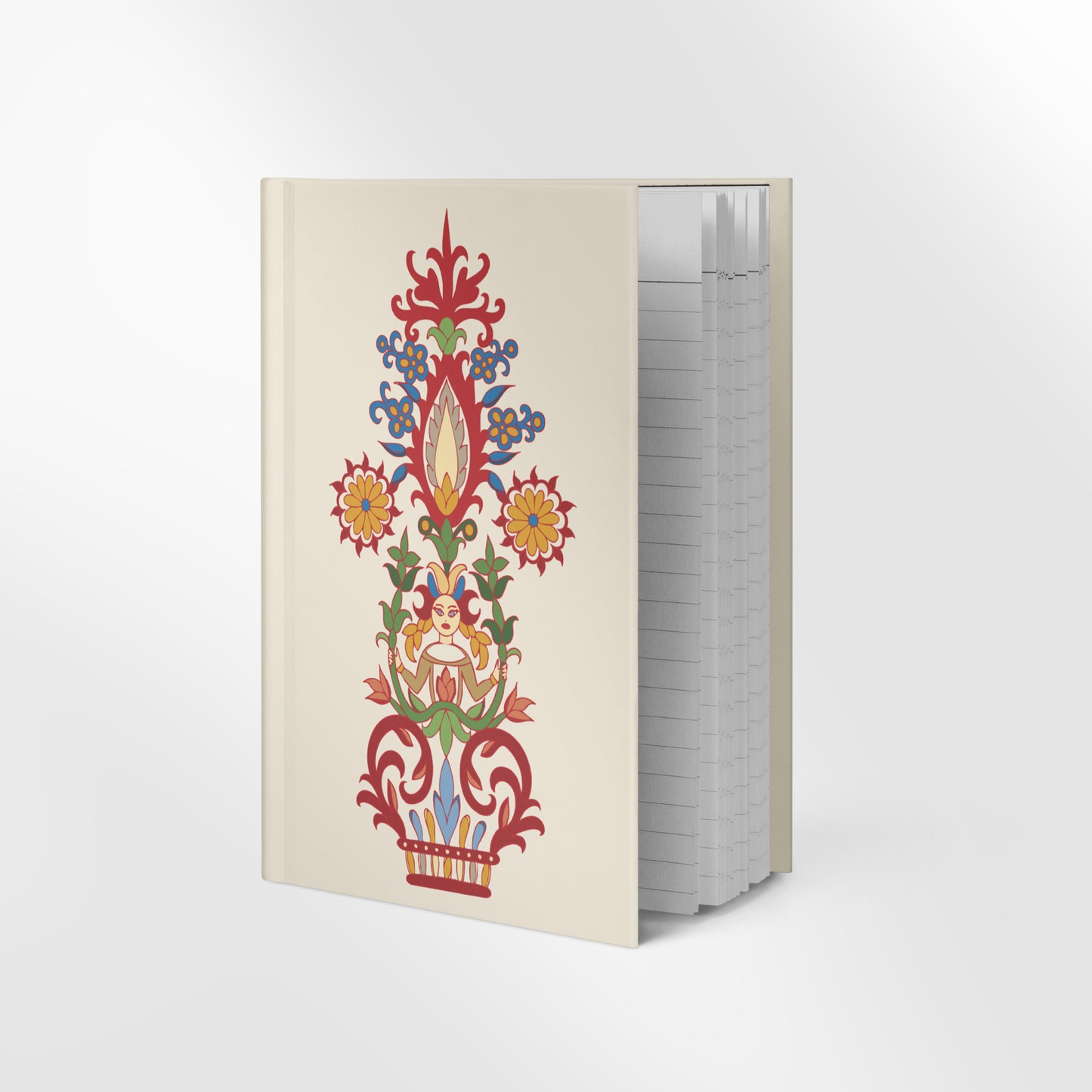 Multicolored Cretan Mermaid | Hardcover Journal