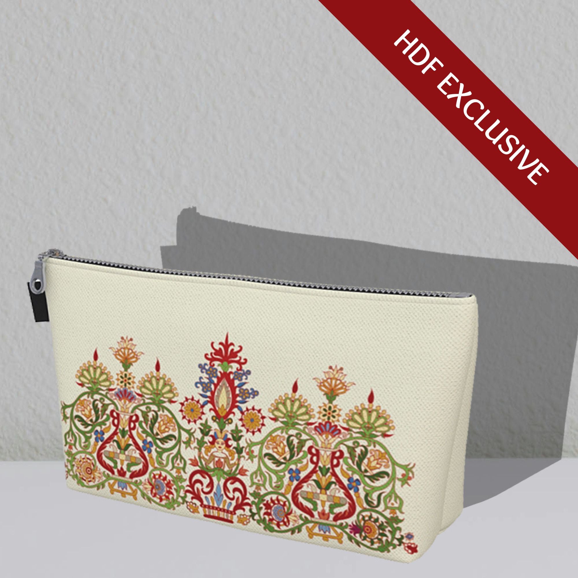 Multicolored Cretan Mermaid | Large Makeup bag