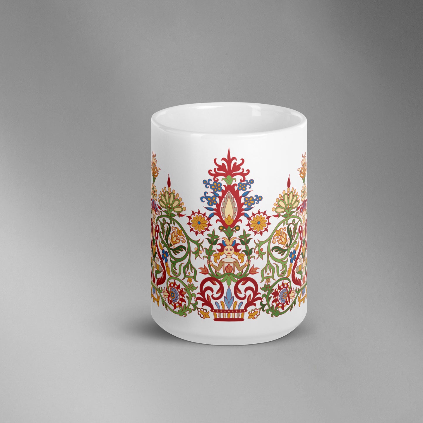 Multicolored Cretan Mermaid | 15oz Mug