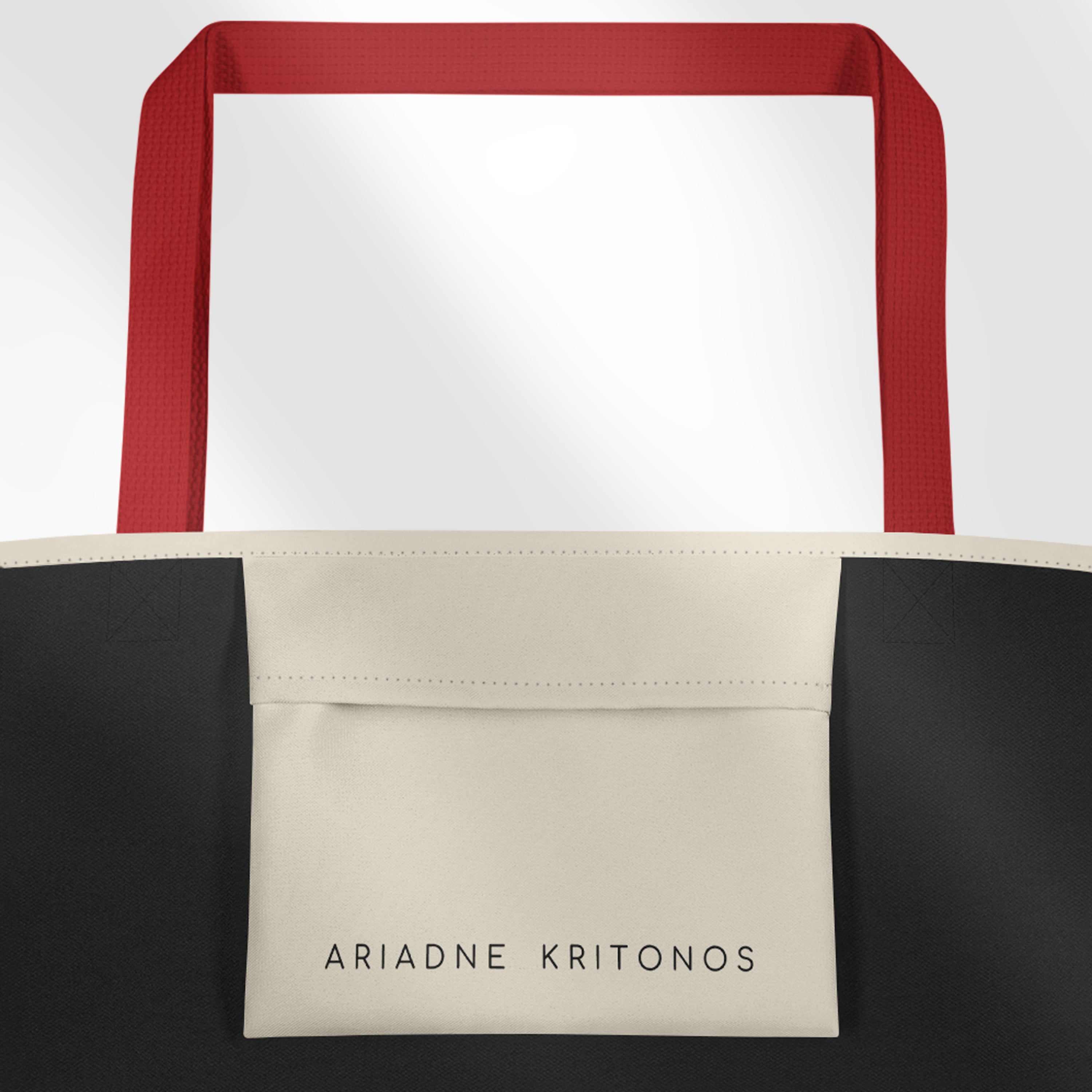 Multicolored Cretan Mermaid | Large Tote Bag