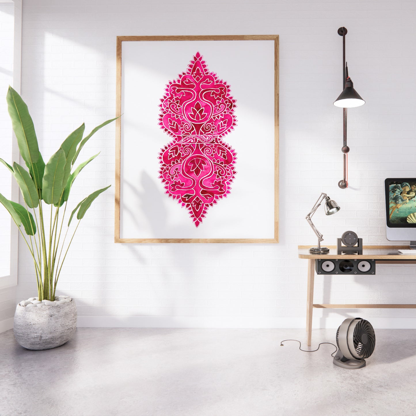 Pink Mesogeia Floral | Art Print